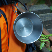SNOW PEAK snow peak Sierra Cup outdoor camping cutlery wide mouth titanium Syracuse cup E-104 310ml