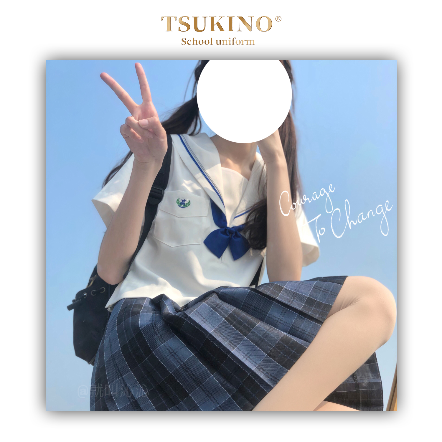 (Spot) Yueye HOUSE JK uniform original self-made * Shao Yegao * Summer clothes