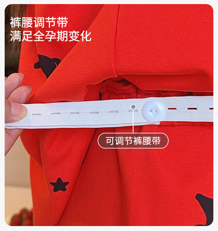 送帽子秋冬纯棉月子服10月份产后孕妇哺乳睡衣套装春秋产妇家居服 — 10