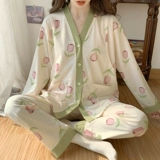 Хлопковая летняя тонкая послеродовая демисезонная пижама для молодой матери для кормящих грудью, осенняя, большой размер, 10 мес.