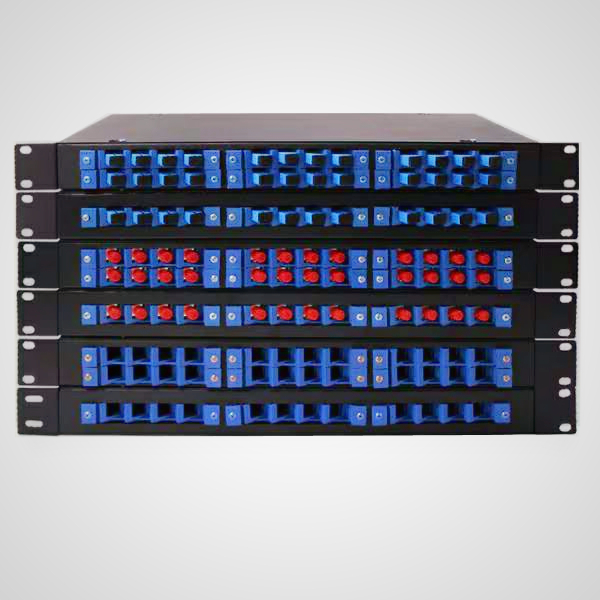 Universal rack fiber terminal box 12 24 mouth Core square round mouth sc lc fc st with full tail fiber fusion box