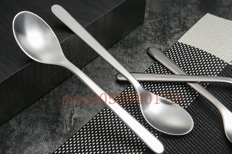 Out of Sweden's original single household dessert spoon, yogurt spoon, coffee spoon, medical stainless steel size spoon, spoon