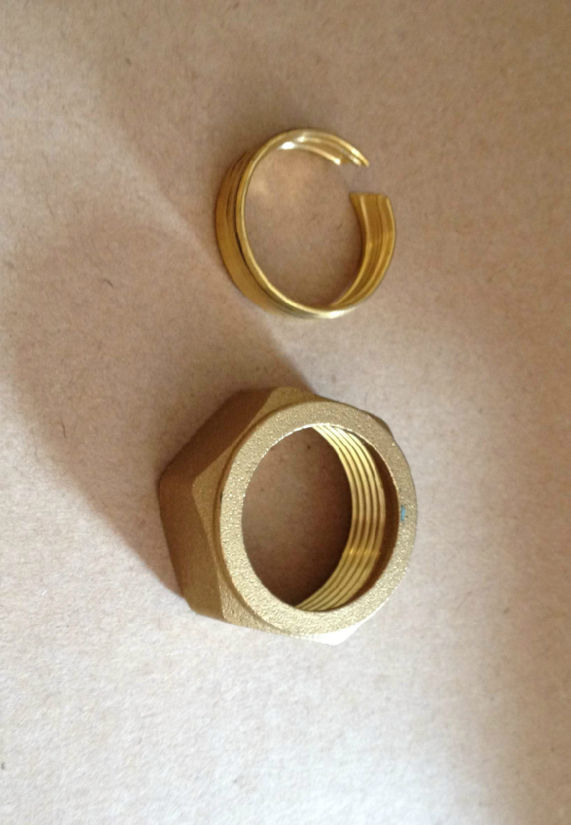 Sea cleaning water distributor accessories screw cap nut ball valve screw cap water distributor special screw cap 20 pipe 4 in charge