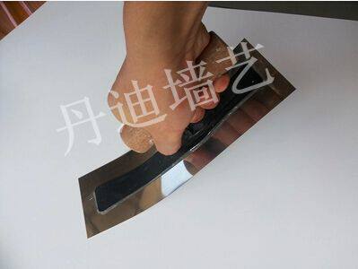 Ultra-slingshot stainless steel flat-head finish photocutter Japanese finish photofinishing knife stainless steel silicon algae mud construction tool