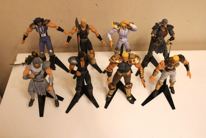 Hokutto No Ken Japanese Anime Kenjiro Raou Jito Kishin Rey Saosuke Movable Action Figure in Stock Hokutto No Ken Japanese Anime Kenjiro Raou Jito Kishin Rey Saosuke Movable Action Figure in Stock