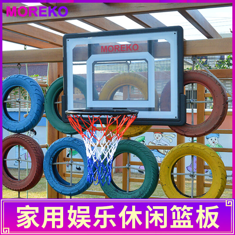 MOREKO teenagers children home leisure shooting indoor office Entertainment transparent basketball frame
