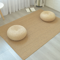 Sisal carpet living room coffee table bedroom linen straw tatami rectangular jute Japanese woven floor mats