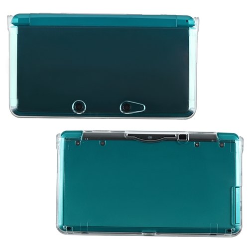 Vỏ pha lê 3DS Vỏ bảo vệ 3DS Vỏ trong suốt 3DS Vỏ hộp pha lê Xiêm Hộp pha lê cũ và nhỏ - DS / 3DS kết hợp miếng dán 3d da nang