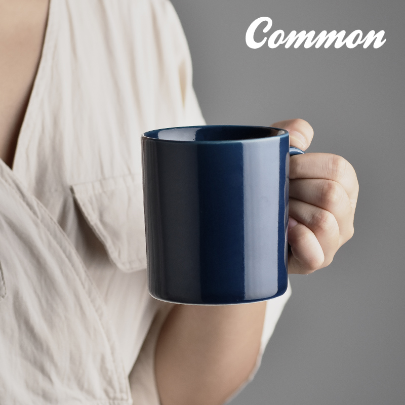 Posami burning design sense niche mug Japan imported high-end sense large boy and girl mug