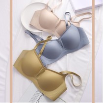 Icanini jelly stripe retro large square collar ultra-thin seamless underwear