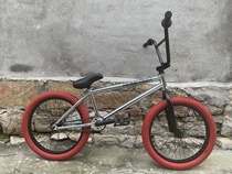 Invincible price HOME BMX v4 vehicle red tire mirror plating frame full bearing BMX second haro