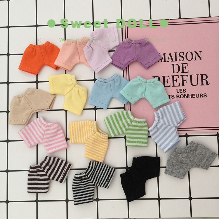 ob11 plain doll pants 12 points 8 points bjd shorts Beauty knot pig baby salon GSC clay man shorts
