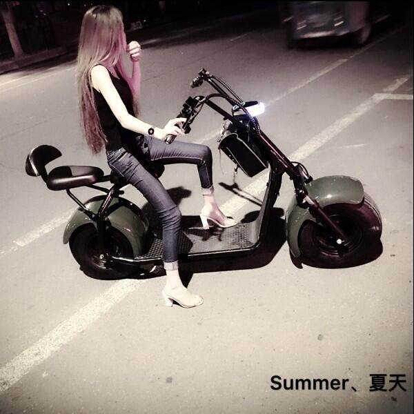 Electric bicycle skateboard lithium tram Harley electric vehicle wide tire adult battery car motorcycle wheel