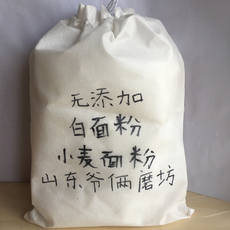 Shandong farmers grow their own self-grinding wheat flour to make steamed bread noodles white flour without adding 5 pounds of high-gluten flour