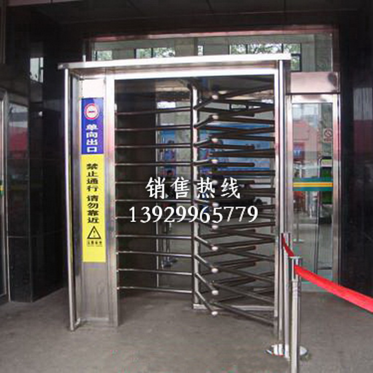 Station entry and exit steel single dressing door One-way exit High revolving door Passenger exit road directional turnstile