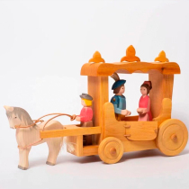 ostheimer with large castle building blocks wooden knights build fairy tale castle scene construction toys