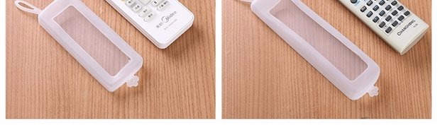 Dễ thương thỏ TV điều khiển từ xa thiết lập điều hòa không khí điều khiển từ xa nắp trong suốt silicone bụi che điều khiển từ xa thiết lập bọc máy giặt
