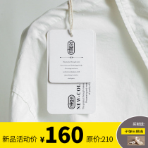Clothing store tag custom-made womens clothes label custom mens Price signed clothes hanging card custom-made high-grade