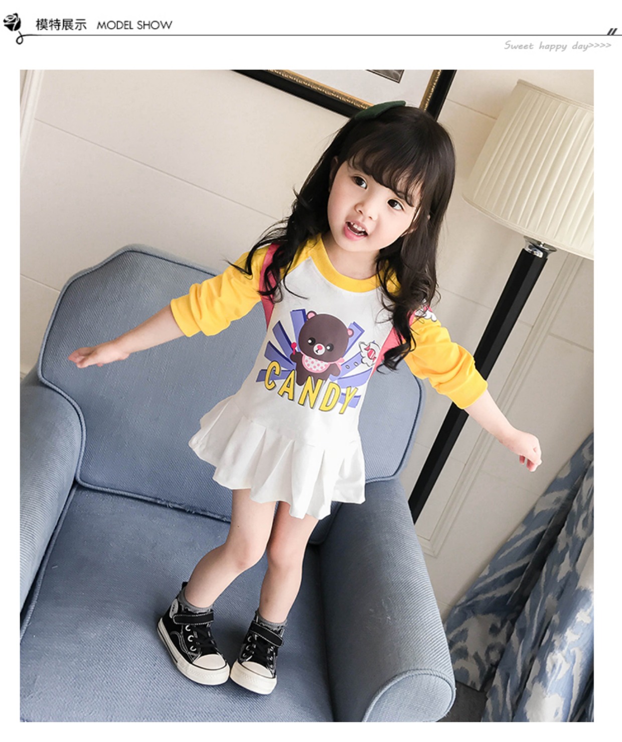 Váy bé gái 2018 mới cho trẻ em hoạt hình 0 váy cotton trẻ em 1 ga ngoại 3 nữ bé mùa thu 2 váy 5 tuổi váy đầm cho bé sơ sinh