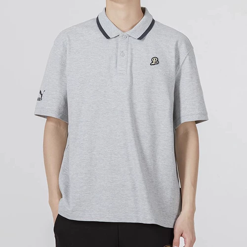 Puma, дышащая спортивная футболка polo для отдыха подходит для мужчин и женщин, короткий рукав