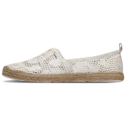 Skechers Skechers dành cho nữ mùa xuân 2020 Giày thường nhẹ thoáng khí mới 66666096-NAT-BBK - Dép / giày thường