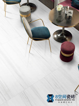 Candy semi-throwing glazed tiles Kara white tile guest restaurant kitchen and bathroom wall tiles clothing chain non-slip floor tiles