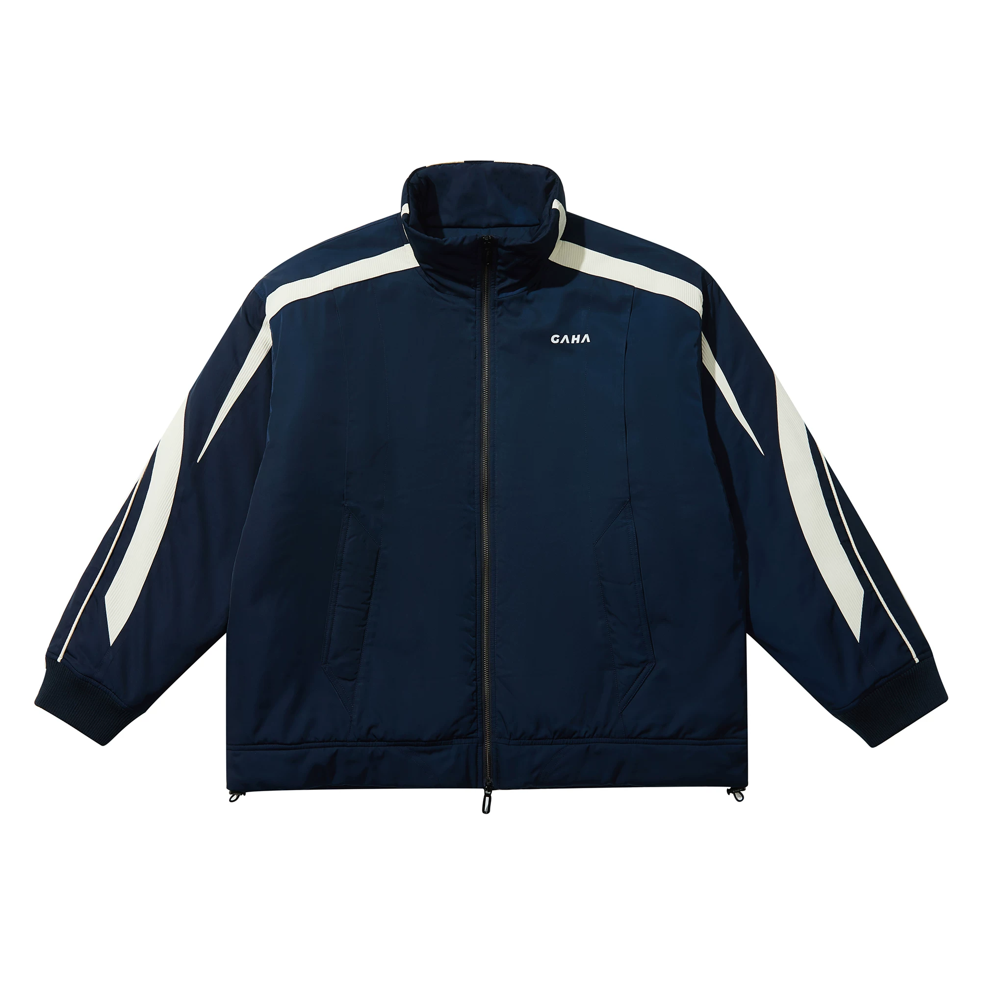 Демисезонная гоночная куртка с пухом в ретро- стиле, американский стиль, оверсайз, утолщённая