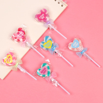 Eraser creative cute girl heart cartoon love lollipop shape erasable rubber children Primary School Prizes