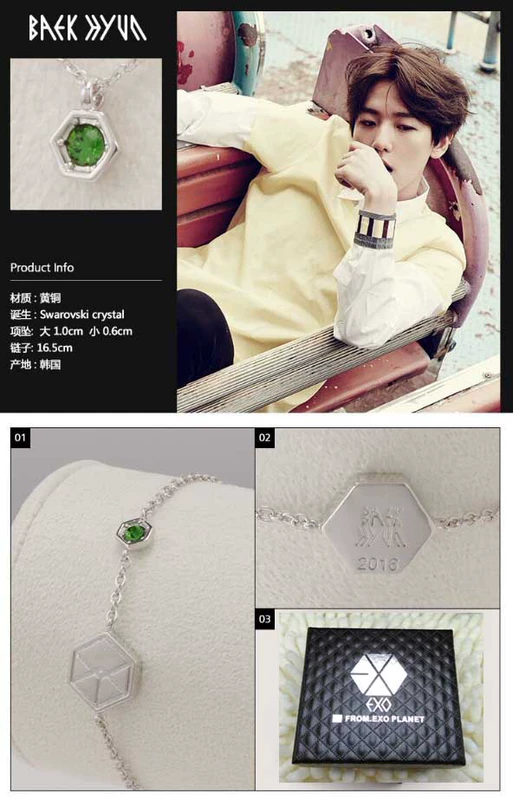 EXO Collective Wu Shixun Can Lie Bian Boxian Xung quanh cùng một đoạn Đơn giản vòng đeo tay tại chỗ Cặp đôi vòng đeo tay Hộp quà tặng - Vòng đeo tay Clasp vòng vàng tây nữ