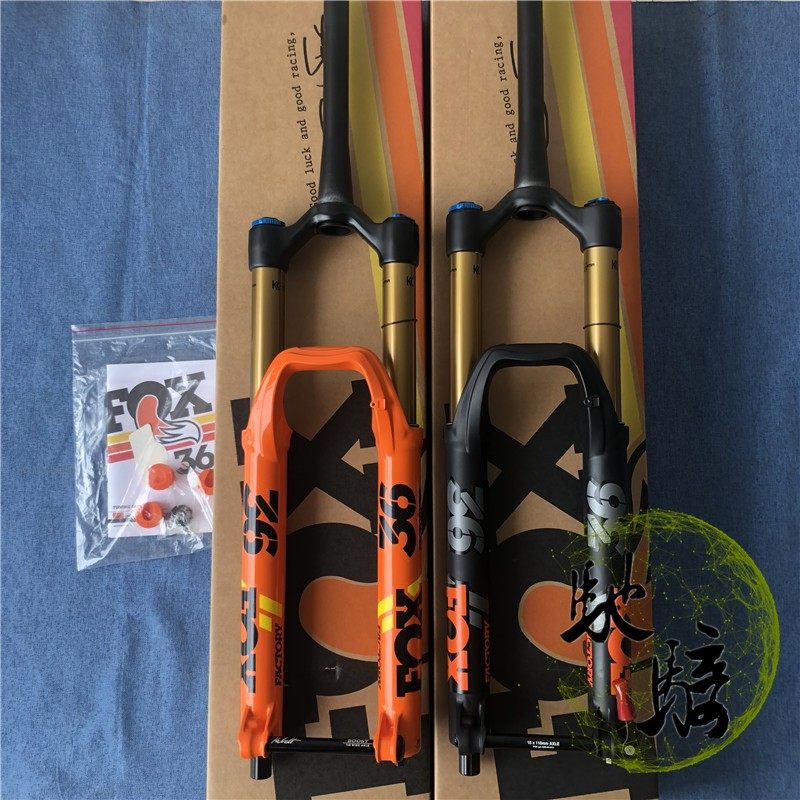 19 boxed line goods float front fork fox36 gold pipe 180 stroke 110 open gear boost275 inch 29 inch 