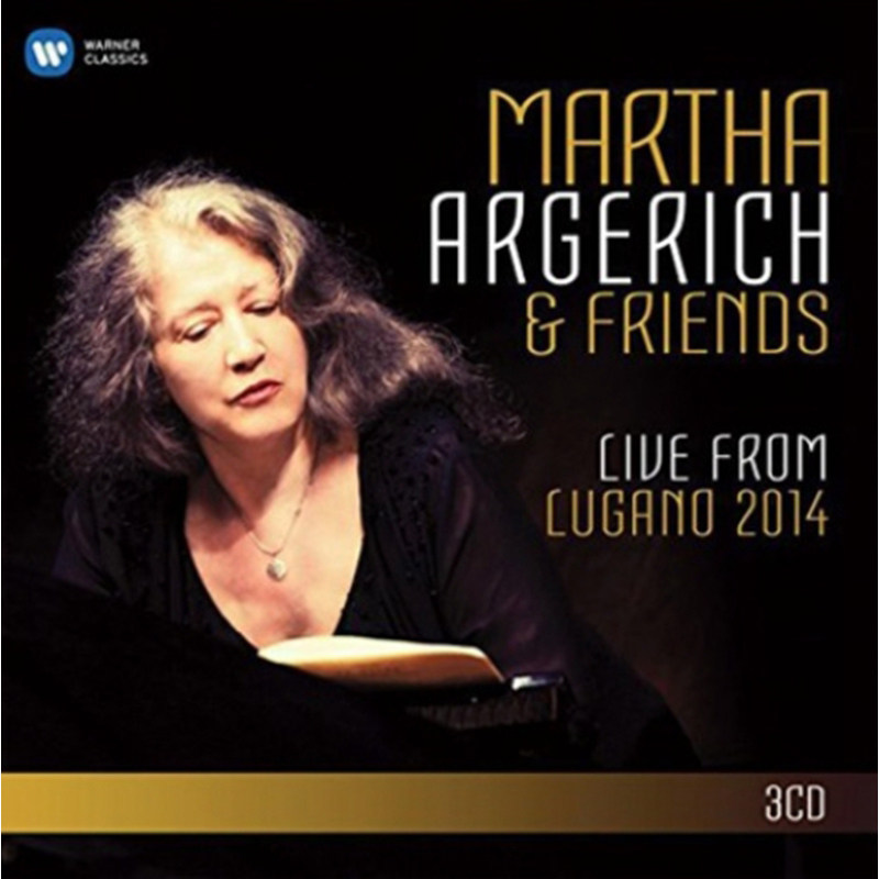 (middle figure audio-video) Aguerich 2014 Lugano Music Festival original cd disc on-board cd46134601