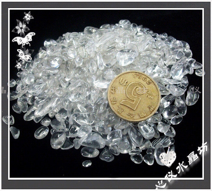 Crystal Gravel Fish Tank Stone Foot Bath Stone Crystal Pillow White Crystal Gravel Every 100 gr 2 5 Yuan-Taobao