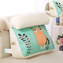 Bed Large Leaning Pillow Living-room Sofa Hug Pillow Bedside Soft Bag Backrest Cushions Care Waist Large Backrest Cushion Triangular Backrest Pillow