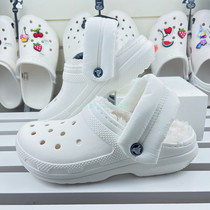 Beymade Cotton Shoes Plus Suede Dongle Dongle Shoes Autumn Winter Warm Style classic Pomponggram Loco men and women with fur slippers 206589