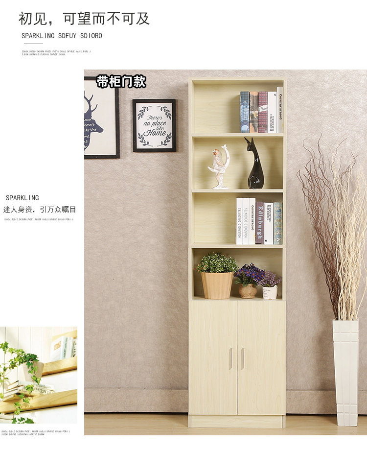 Giá sách đơn giản Hiện đại Tủ sách đơn giản Kết hợp Tủ sách dành cho trẻ em Tủ sách sàn đơn giản Kệ sách Giá sách nhỏ tùy chỉnh - Kệ kệ sách cho bé