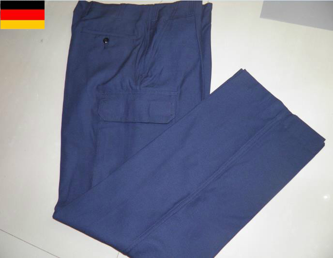 New BW German Navy Original Distribution Corps Sea Blue Deck Five - peddle trousers - multi bag - made casual pants