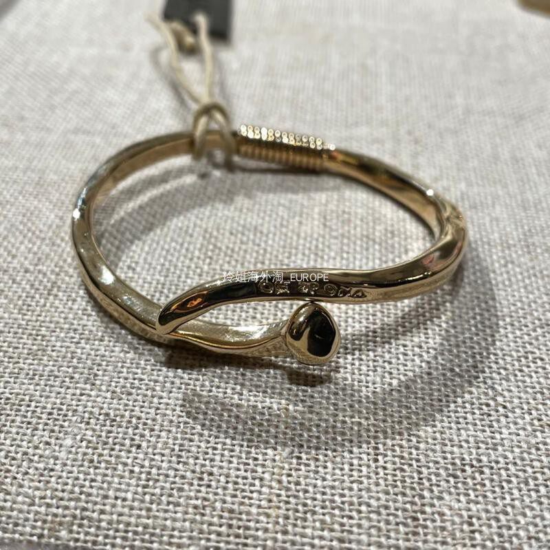 Classic Spanish popular logo Unode50 Gold Nail Minimalist Bracelets Classic Valentine's Day Gold plated light luxury