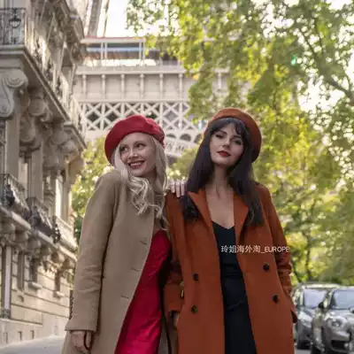 Classic beauty lining Spanish ELOSEGUI Ishihara Rimi Beret Tine Elegant Pure Wool Painter Hat