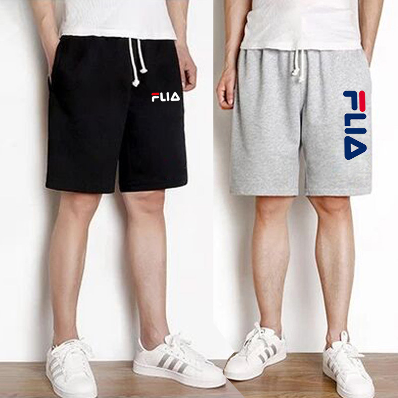 Summer thin sports five-point pants men's shorts loose large size casual pants cotton beach basketball pants breeches tide