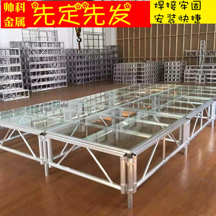 Glass stage Aluminum alloy stage Tempered glass stage Catwalk Avenue of Stars catwalk Assembly activity stage frame