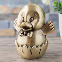 New European Creative Metal Craft Cute Shell Cocky Saving Can Childrens Birthday Gift Prop