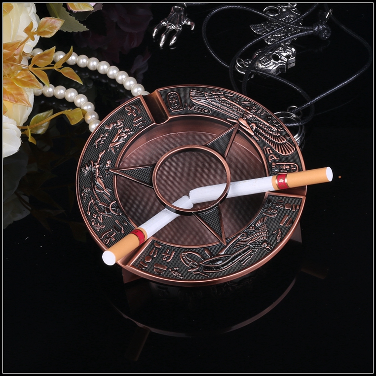 Egyptian style personality European retro creative metal alloy ashtray men's gift craft decoration props
