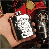 304 stainless steel Mini small wine jug 9 oz 5 oz 3 oz Portable Home Outdoor Mens Birthday