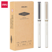 Del A262 Neutral Pen Students with Full Needle Tube Office Signature Pen Black hipster Writing Carbon Pen