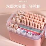 Вместительный и большой набор маникюрных инструментов для маникюра, портативный лак для ногтей, настольная коробка для хранения