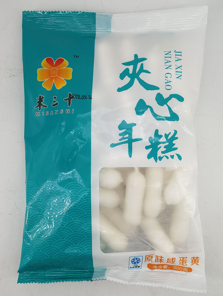 Rice Triple ten Original Taste Salted Egg Yolk Cheese Rice Cake 500g Bau-Shanghai-Zhejiang 3 Bag