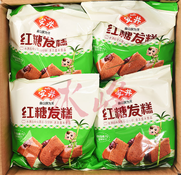 Anjing Red Sugar Haired Rice Cake Traditional Banquet millet Rice Cake Instant breakfast steamed buns Steamed Stuffed Pastry Snack-style Snack Snack
