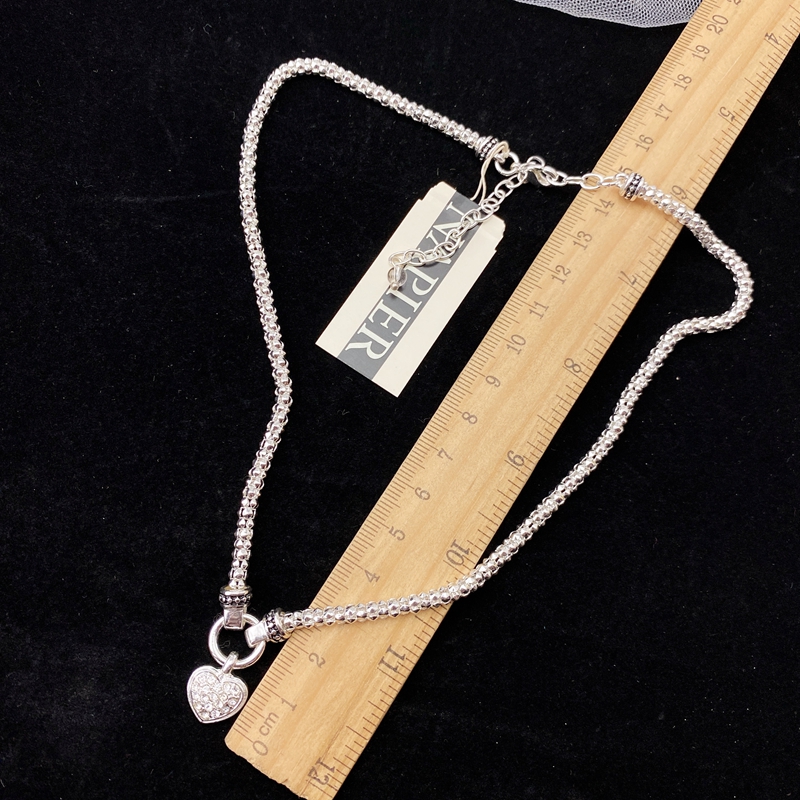 23Necklace Simplicity Versatile fashion temperament Inlaid diamond atmosphere personality Retro Port style new pattern tide ce519