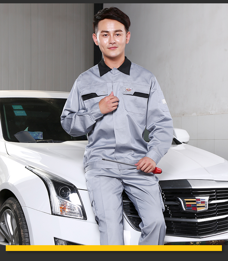 Mới Cadillac áo dài tay xe ô tô 4S cửa hàng dụng cụ dịch vụ bảo trì sau bán hàng xưởng sửa chữa ô tô phù hợp với nam áo nam