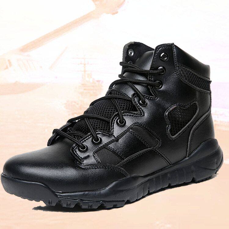 Spring and autumn ultra-light CQB combat training boots breathable land tactical boots training boots running shoes sports shoes outdoor men's boots